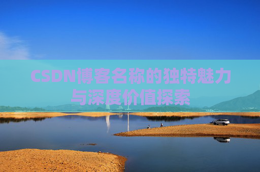 CSDN博客名称的独特魅力与深度价值探索